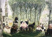 Nils von Dardel Funeral in Senlis oil painting picture wholesale